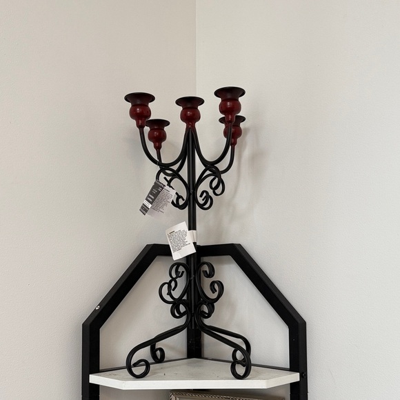 Ashland Other - Ashland Black and Red Candelabra candle holder new